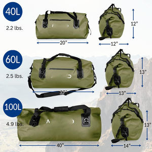 Échantillon gratuit Sac étanche léger Sac à dos étanche avec poche de ceinture et étui pour téléphone pour le kayak, la navigation de plaisance - Product Image 2