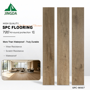 Plancher SPC à clipser résistant à l'eau et antidérapant, robuste, 6 mm, 20 mil, facile à nettoyer, durable, pour salle de sport, hôtel, bureau, commerce, restaurant - Product Image 3