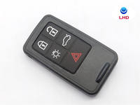 433Mhz FSK ID46 Puce 5 Boutons Télécommande Intelligente Clé De Voiture Pour Volvo XC60 S60 S60L V40 V60 S80 XC70 FCCID KR55WK49264