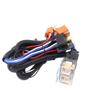 Harness Kabel Peningkat Lampu Depan Mobil 12V 24V 2-Lampu 4-Lampu Modifikasi Perangkat Pencerah - Product Image 1