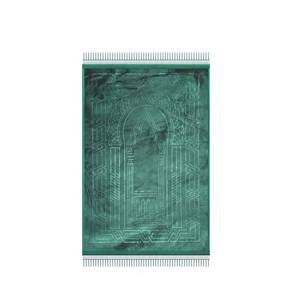 Alfombra de oración floral suave de alta calidad de Turquía, regalo islámico musulmán, Seccade Sajjadah, alfombra de viaje lavable, para el hogar, pícnic, Eid - Product Image 2
