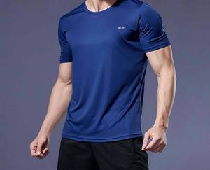 Camiseta Deportiva de Manga Corta, Transpirable, de Secado Rápido, Elástica en Cuatro Direcciones, Ligera y Anti-Sudor, al Por Mayor - Product Image 5