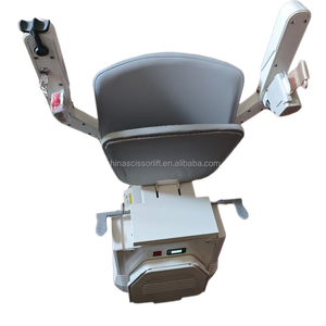 Elevador de Escaleras Eléctrico <span class=keywords><strong>con</strong></span> Riel Curvo, Capacidad de Carga de 120 kg, para el Hogar, para Villas, Escaleras de Múltiples Vuelcos, <span class=keywords><strong>con</strong></span> Control Remoto Inalámbrico - Product Image 1