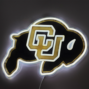 Águila NFL deportes personalizados 3D grandes cadenas de neón ventilador collar precio barato oro personalizado deportes colgantes coche decoración deportes Bling - Product Image 6