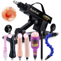 Machine sexuelle automatique Auxfun pour le plaisir féminin avec adaptateur à ventouse 3XLR – Pack de base pour couples