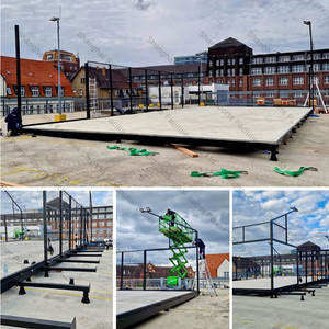 Campo da Padel Modulare Prefabbricato, Struttura in Acciaio, Senza Necessità di Permesso, Campo da <span class=keywords><strong>Tennis</strong></span> Mobile - Product Image 3