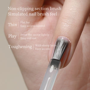Nuevo Pegamento en Gel de Larga Duración <span class=keywords><strong>para</strong></span> Puntas de <span class=keywords><strong>Uñas</strong></span>, Gel Difuminador, Capa Base y Capa Superior sin Limpieza con Logotipo - Product Image 3
