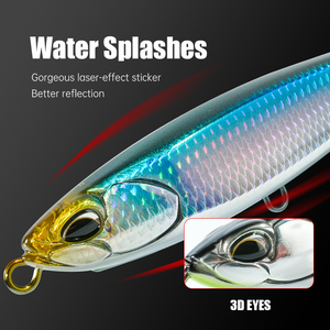 <span class=keywords><strong>ZOZ</strong></span> Nouveauté 165mm 48.7g Leurre artificiel flottant en ABS imprimé, leurre de pêche en eau salée pour la pêche au crayon - Product Image 4