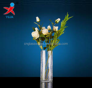 सभी आकार सीधे <span class=keywords><strong>Crackle</strong></span> बिक्री के लिए स्पष्ट गिलास फूलदान आधुनिक सिलेंडर फूल कांच Vases - Product Image 3