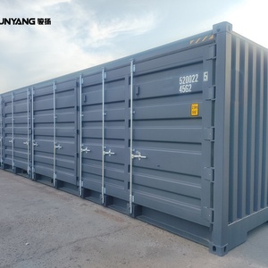 Conteneur maritime ISO High Cube de 40 pieds avec côté entièrement ouvrant en acier Corten durable, porte latérale à ouverture facile, vente chaude - Product Image 1