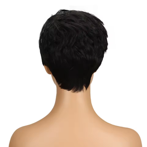 Perruque <span class=keywords><strong>cheveux</strong></span> naturels <span class=keywords><strong>ondulés</strong></span> Perruques de <span class=keywords><strong>cheveux</strong></span> humains bon marché <span class=keywords><strong>pour</strong></span> <span class=keywords><strong>femme</strong></span> noire Perruque brésilienne <span class=keywords><strong>courte</strong></span> <span class=keywords><strong>coupe</strong></span> Pixie <span class=keywords><strong>Cheveux</strong></span> humains - Product Image 5