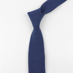 Corbatas de Algodón de Alta Calidad para Hombre, Corbata de Color Sólido, Corbata Estrecha, Corbata Delgada, Corbata Gruesa y Estrecha - Product Image 2