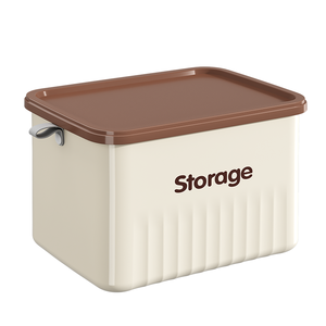 Boîte de rangement de bureau avec couvercle, petit conteneur rectangulaire pour cosmétiques, collations, jouets, articles ménagers divers, organisateur - Product Image 5