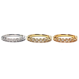 Livraison rapide depuis Hong Kong, bague fine classique en or blanc massif 18 carats avec diamant SI pour femme, idéale pour un anniversaire de mariage ou une fête - Product Image 4