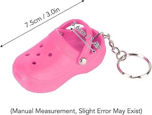Llavero de sandalia mini EVA OEM ODM, bonito llavero con forma de zueco para decoración de bolsos, mochilas y equipaje, diseño personalizado - Product Image 2