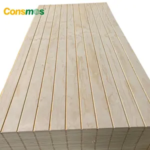 Madera contrachapada ranurada para construcción, 1220x2440x9mm, gran oferta