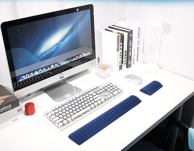 Soft Gel Memory Foam Keyboard Elbow Wrist Rest Pad Elbow Support for Mouse & Keyboard