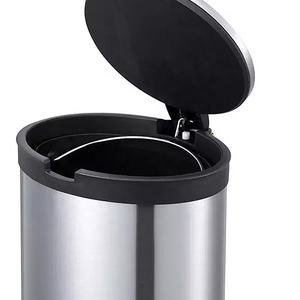 Cubo de Basura <span class=keywords><strong>Ovalado</strong></span> de Acero Inoxidable de Primera Calidad Directo de Fábrica, Cubo de Basura de Cocina <span class=keywords><strong>con</strong></span> Tapa de 3L/5L/12L/20L/30L - Product Image 3