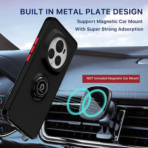 Fundas para teléfonos móviles con sensación suave, soporte para anillo, Protección trasera a prueba de golpes para Huawei Honor <span class=keywords><strong>Magic</strong></span> 5 <span class=keywords><strong>6</strong></span> 7 Pro 4 <span class=keywords><strong>Lite</strong></span> - Product Image 3