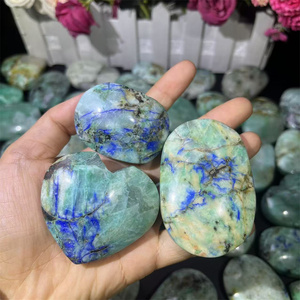 Giá Bán buôn tinh thể tự nhiên trái tim chữa bệnh đá Phượng với Lapis Lazuli Palm đá cho trang trí - Product Image 2