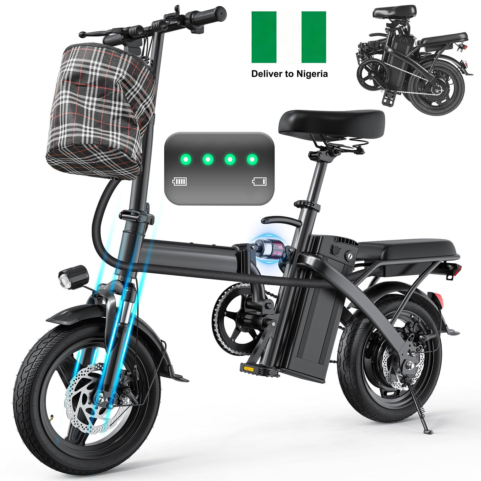 electric bicycle features Lectric XPress2 Commuter eBike in Tempest Grey Electric Vehicle Rental E designed torque sensor programming color:ROYAL BLUE goldcollection