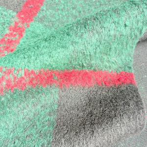 Durable 530GSM Heavyweight Coating Material 20% <strong>Wool</strong> 80% Polyester Green <strong>Red</strong> Plaid <strong>Wool</strong> Fabric for Daily Winter Coat Jacket - Product Image 2