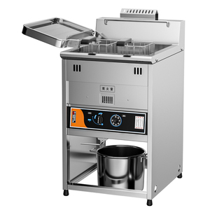 Aangepaste Commerciële Grote 45l Rechtop Gas Lpg Friteuse Met Temperatuurregeling Restaurant Hotel Verticale Kookmachine - Product Image 6