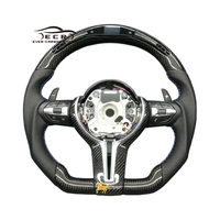 Volant en fibre de carbone ECR Hotsell Factory Price LED pour BMW X5 F20 F10, volant de course Ever-Carbon Racing