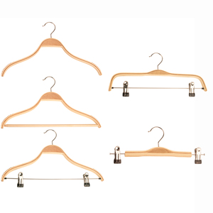 OEM ODM Factory <strong>Multi</strong>-<strong>Functional</strong> Wooden <strong>Hangers</strong> Heavy Duty Leather Sleeve Clothes <strong>Hangers</strong> - Product Image 1