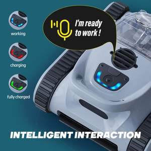 مكنسة كهربائية لاسلكية لتسلق الجدران روبوت جديد لتنظيف حمامات السباحة تلقائيًا - Product Image 2