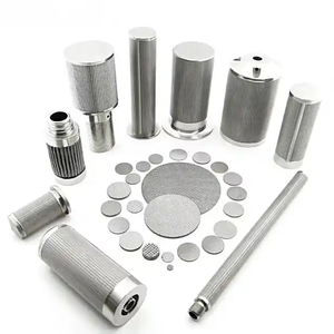 Aangepaste 304 316 Roestvrij Staal Geperforeerde Filter Element Vierkant Gat Vorm Geweven Metalen Gaas Kern Geperforeerde Tubing Filters - Product Image 1