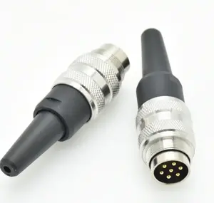 M16 J09 Connector Amfenol Cirkelvormige 7-Pins Kabel Voedingsconnector