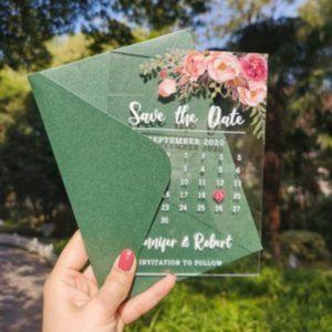 การ์ดเชิญงาน<span class=keywords><strong>แต่ง</strong></span><span class=keywords><strong>งาน</strong></span>แบบพิมพ์นูนอะคริลิคเคลือบด้าน พร้อมตราประทับฟอยล์ทอง ชุดการ์ดเชิญทันสมัย กระดาษแฟนซี ซองจดหมายหรูหรา - Product Image 4