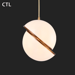 Bắc Âu Hiện Đại Acrylic Ánh Sáng Mặt Dây Chuyền Vòng Bóng Hình Treo Đèn Cho Nhà Văn Phòng Khách Sạn Phòng Ngủ Và Phòng Khách Trang Trí Nội Thất - Product Image 1