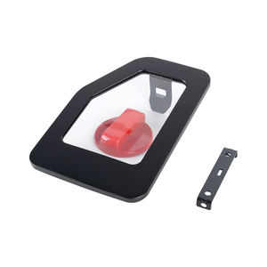 Couvercle de réservoir d'essence en aluminium de haute qualité Maiker pour accessoires tout-terrain Suzuki Jimny JB64 JB74 (noir + rouge/vert) - Product Image 1