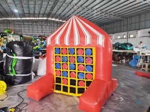 Jeux de sport gonflables géants 2 en 1 pour événements de carnaval Jeu gonflable Tic <span class=keywords><strong>Tac</strong></span> Toe à vendre - Product Image 2