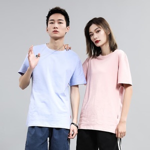 เสื้อยืดคอกลมแขนสั้นผ้าฝ้ายซักแล้ว 190 กรัม เสื้อยืดพื้นฐานสไตล์วินเทจเนื้อนุ่ม - Product Image 2