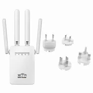 Repetidor WiFi inalámbrico W03, amplificador de señal de 300-1200Mbps, WPS, 2,4G/5G, punto de acceso Wifi para Xiaomi y Huawei
