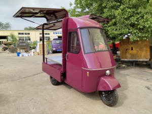 Meilleur prix Piaggio Ape, tricycle camion de restauration, camion de café, bar à bière mobile, en vente et en stock - Product Image 2