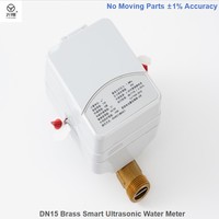 Medidor de Agua Ultrasónico de Alta Calidad con Cuerpo de Latón de 1/2'', Resistente a la Corrosión, NB-lot RS485 Mbus Opcional, Medidores de Flujo Inteligentes IP68