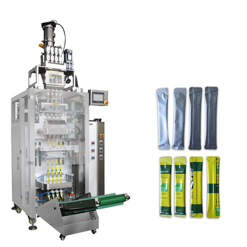 3-in-1 Multiline Coffee Stick Packing Machine 1/3g 5g 7g Protein Sachet & Spice Powder for Plastic & Paper with Sealing Function