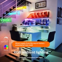 Veilleuse magnétique intelligente à LED avec détecteur de mouvement, couleurs RGB changeantes, batterie intégrée, commande par bouton pour armoires et cave à vin