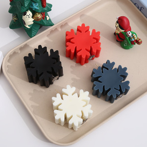 Cera di soia candele di incenso fiocco di neve aromaterapia creativa stile invernale fragranze souvenir regali di festa decorazioni per la casa natale - Product Image 4