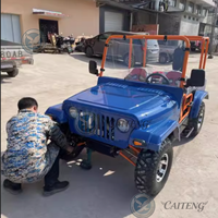 Mini Jeep électrique Caiteng pour adultes, 500cc, 4x4, Dune Buggy Willys UTV, 2 places, transmission automatique, garantie de 2 ans