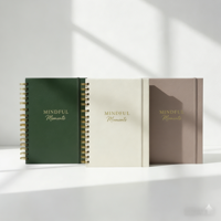 Carnet à spirale personnalisé avec couverture en papier, 70 feuilles, pour l'école, le journal, cadeau promotionnel d'entreprise, vente en gros