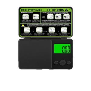 Báscula de Bolsillo con Retroiluminación Verde, 1000g/0.01g, Báscula Electrónica Portátil para Joyería con Función de Tara y Modo de Conteo - Product Image 1