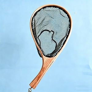 Épuisette de pêche en bois pour micro-objets, filet de pêche pour la pêche à la mouche en ruisseau <span class=keywords><strong>Ma</strong></span> <span class=keywords><strong>Kou</strong></span>, épuisette à main portable pour la capture de petits poissons - Product Image 5