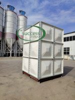 Réservoirs d'eau GRP pour le stockage Tanques De 15000 Litros Réservoirs d'eau carrés en plastique 20 Litres Réservoirs d'eau 2500 Litres