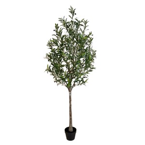 Arbre d'<span class=keywords><strong>olivier</strong></span> artificiel en gros de 160/180 cm, <span class=keywords><strong>grande</strong></span> plante décorative d'intérieur <span class=keywords><strong>pour</strong></span> salon, sur pied avec <span class=keywords><strong>pot</strong></span> - Product Image 5
