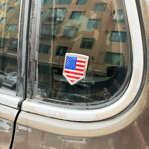 Kẽm Hợp Kim Phản Quang Cờ Xe Biểu Tượng Các Nước Kim Loại Cờ Tự Động Huy Hiệu Có Thể được Tùy Chỉnh - Product Image 4